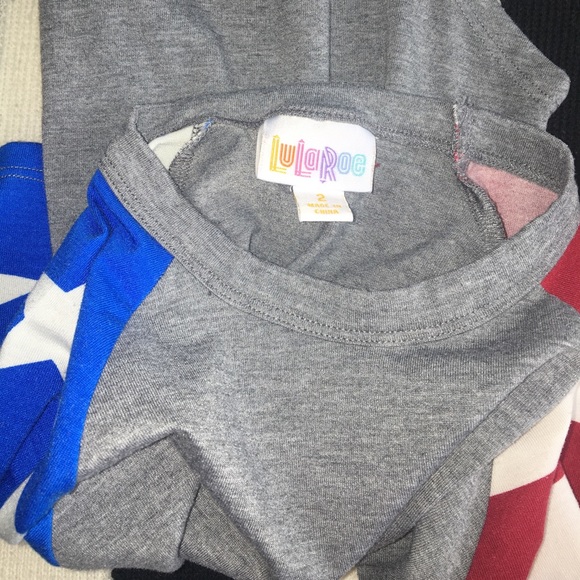 LuLaRoe Stars & Stripes Randy & Sloan Set - Picture 8 of 8